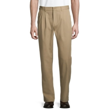 George Big Men's Pleated Front Wrinkle Resistant Pants