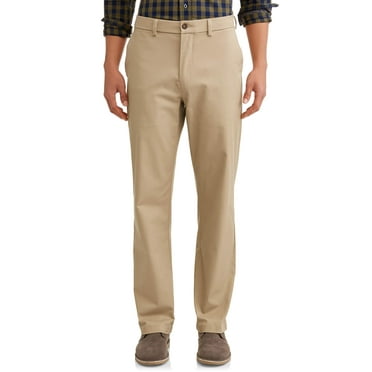 George Big Men's Premium Pleated Regular Fit Khaki Pants