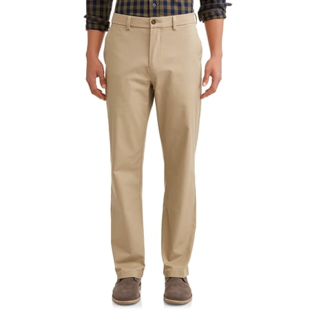 George Big Men's Premium Pleated Regular Fit Khaki Pants