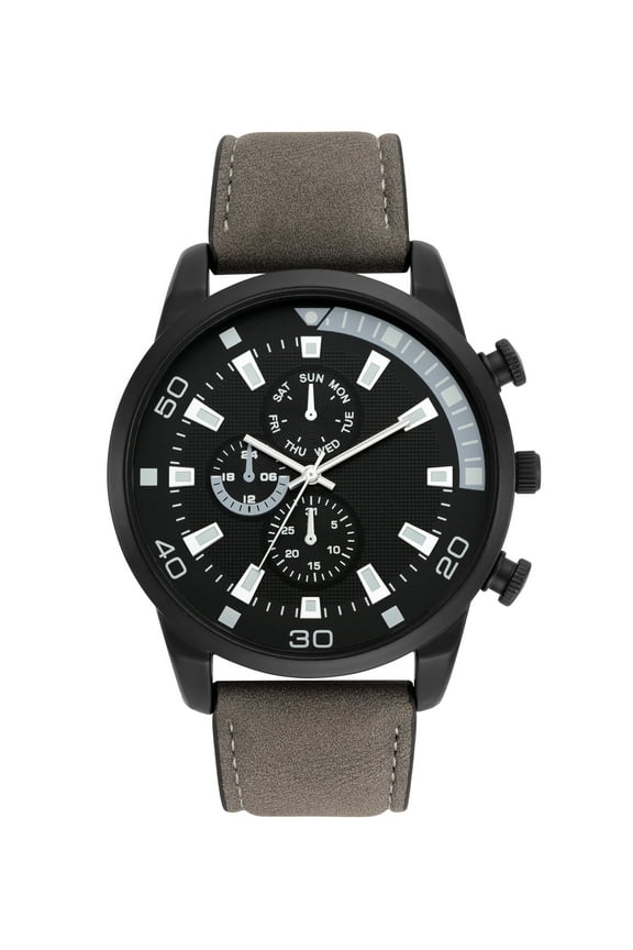 Black Metal Men's Analog Watch
