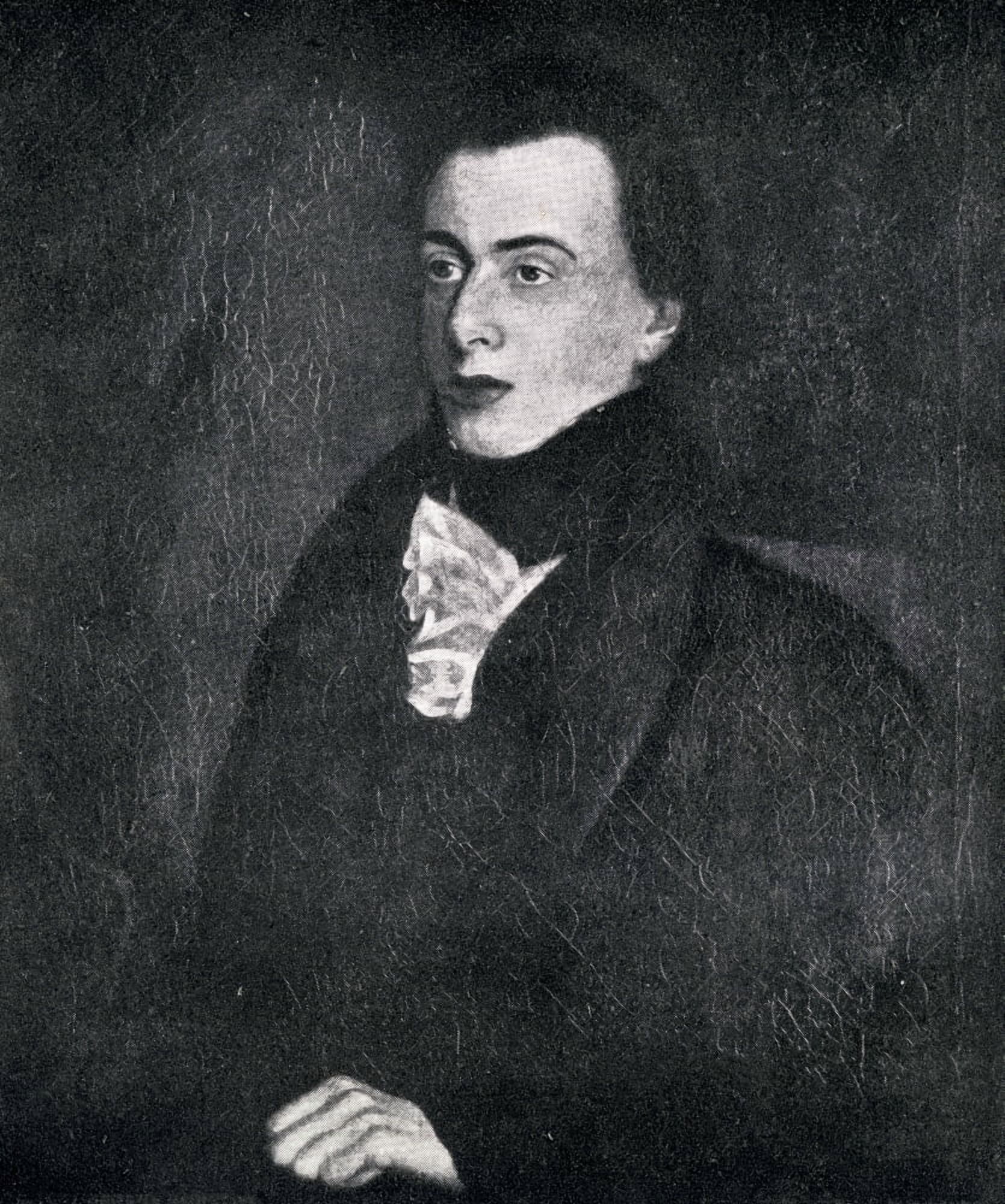 George Borrow1803-1881 English Writer And Traveller From The Painting By John Borrow Canvas Art - Ken Welsh Design Pics (14 x 16)
