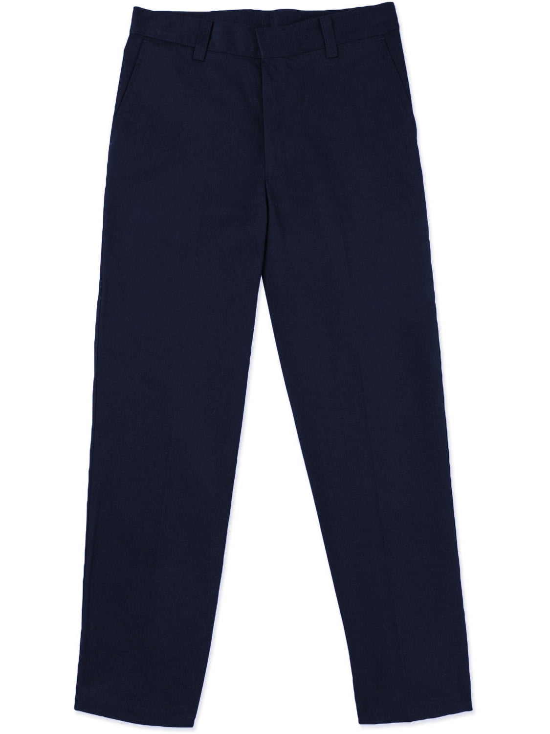 George Boys' School Uniform - Flat Front Pants (Regular, Slim