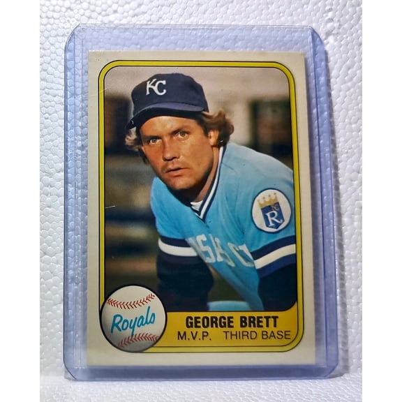 George Brett 1981 Fleer MLB #28 Baseball Card Kansas City Royals
