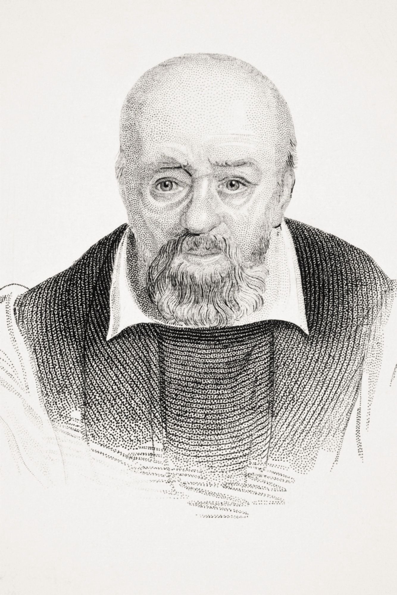 George Buchanan 1506-1582 Scottish Humanist Historian And Scholar From Old Englands Worthies By Lord Brougham And Others Published London Circa 1880s Canvas Art - Ken Welsh Design Pics (22 x 34)