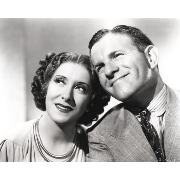 George Burns smiling with Woman Photo Print (24 x 30)