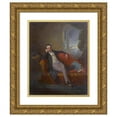 thumbnail image 1 of George Chinnery 15x18 Gold Ornate Wood Frame and Double Matted Museum Art Print Titled - Portrait of a Gentleman, 1 of 4