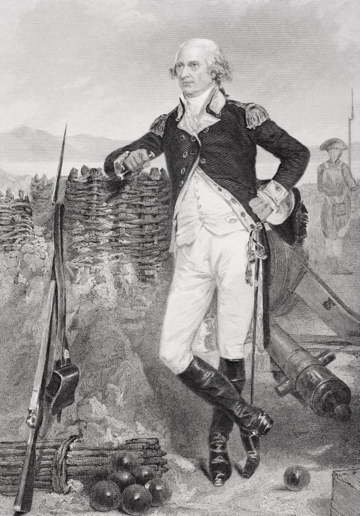 George Clinton 1739-1812 Revolutionary War Hero And Fourth Vice-President Of The United States From Painting By Alonzo Chappel Canvas Art - Ken Welsh Design Pics (11 x 17)