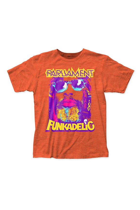 George Clinton P-Funk Slim-Fit T-Shirt Heather Orange M