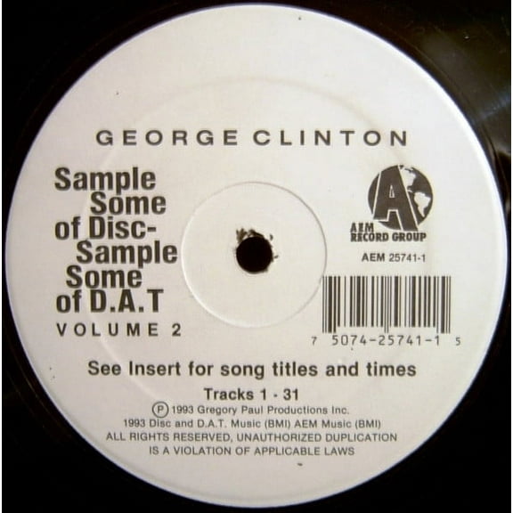 George Clinton Sample Some Of Disc - Sample Some Of D.A.T. Volume 2 (Vinyl)