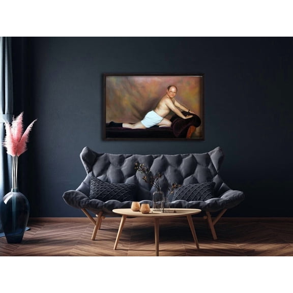 George Costanza Poster, Seinfeld-Inspired Handmade Wall Art, Retro Pop Culture Poster For Fans UNFRAMED PAPER POSTER