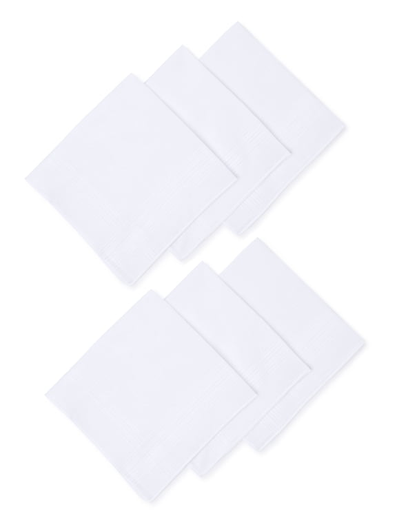 Cotton Handkerchief, 6-Pack