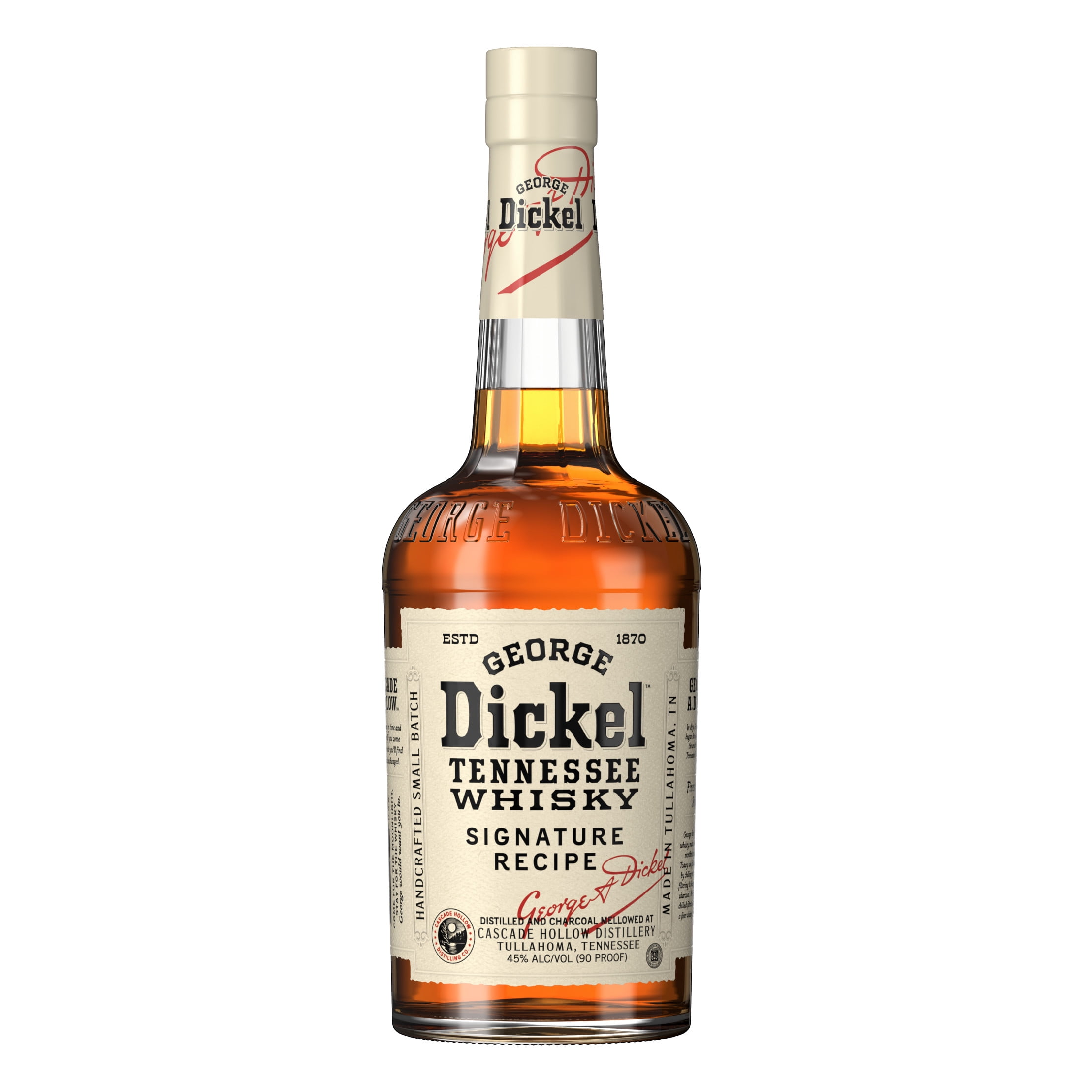 George Dickel Signature Recipe Tennessee Whisky, 750 mL, 45% ABV