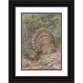 thumbnail image 1 of George Edward Lodge 14x18 Black Ornate Wood Framed Double Matted Museum Art Print Titled - Malay Peacock Pheasant (1918-1922), 1 of 5