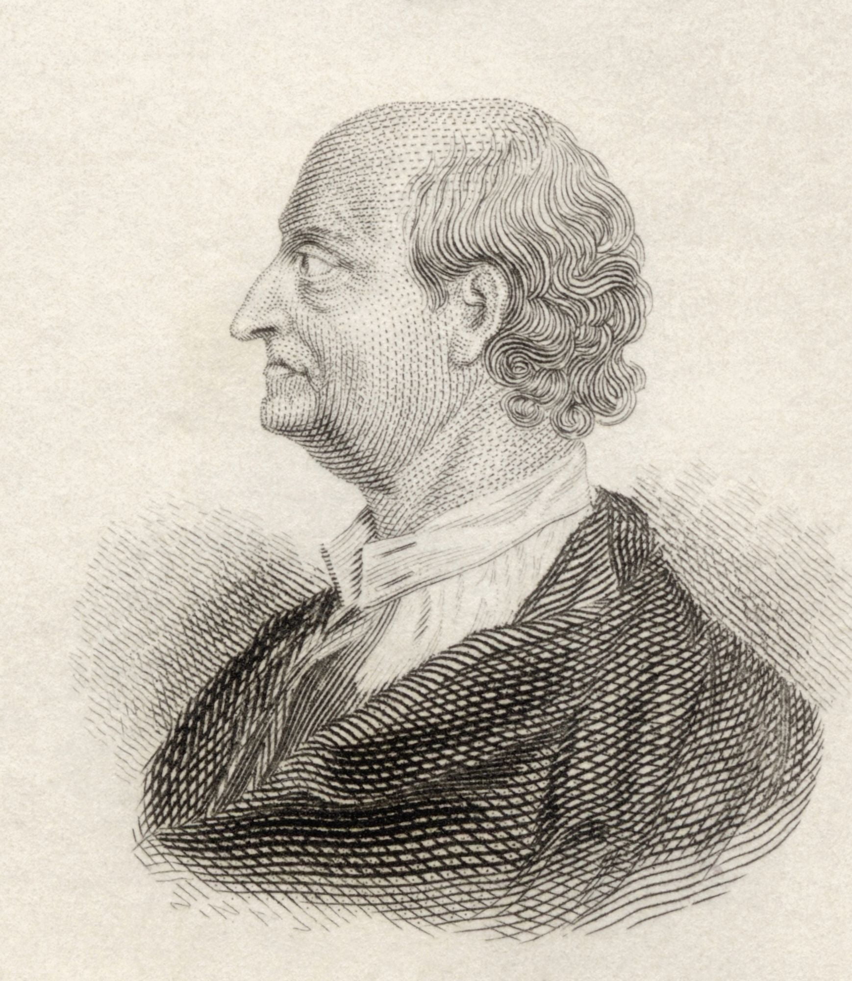 George Edwards 1694 To 1773 English Naturalist And Ornithologist From Crabbs Historical Dictionary Published 1825 Canvas Art - Ken Welsh Design Pics (13 x 15)