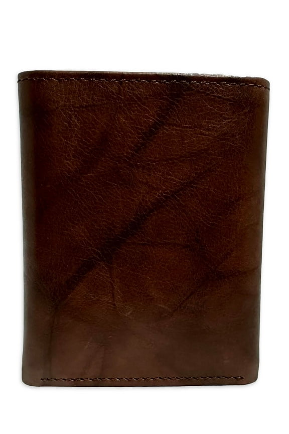 Flip ID Crunch Trifold Leather Wallet