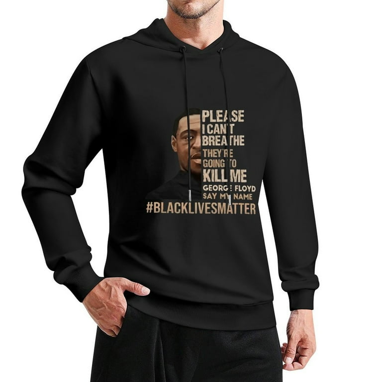 George Floyd. Printed Hoodie Men s Autumn Walmart