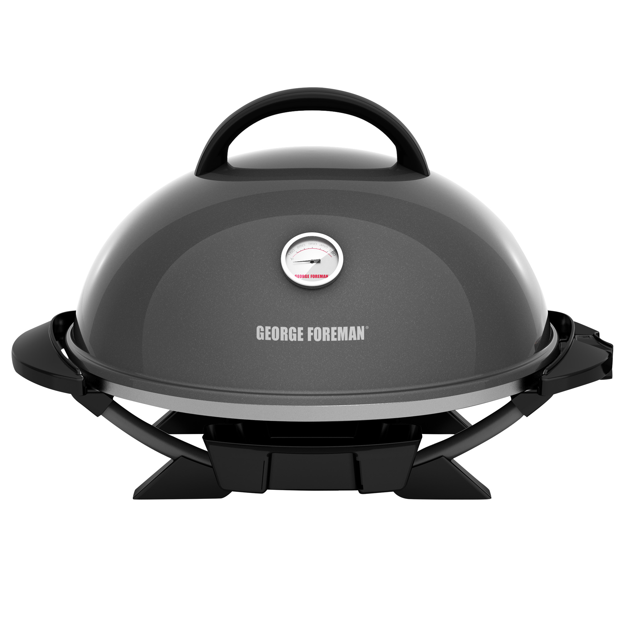 George Foreman 15+ Serving Indoor / Outdoor Electric Grill with Ceramic Plates, Gun Metal, GFO3320GM - image 1 of 8