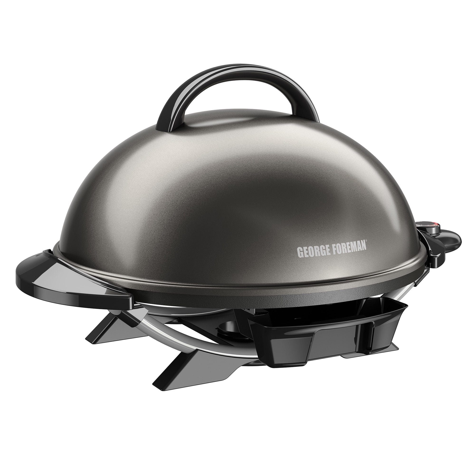 George Foreman 12L x 7W Non-Stick Contact Grill in the Indoor Grills  department at