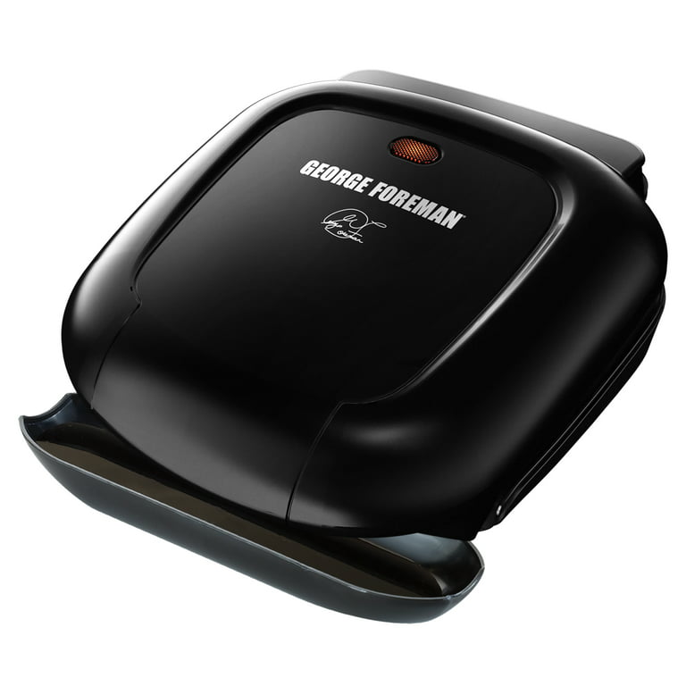 George Foreman 2 Serving Classic Plate Electric Grill & Panini Press -  Black - GRS040BZ 1 ct