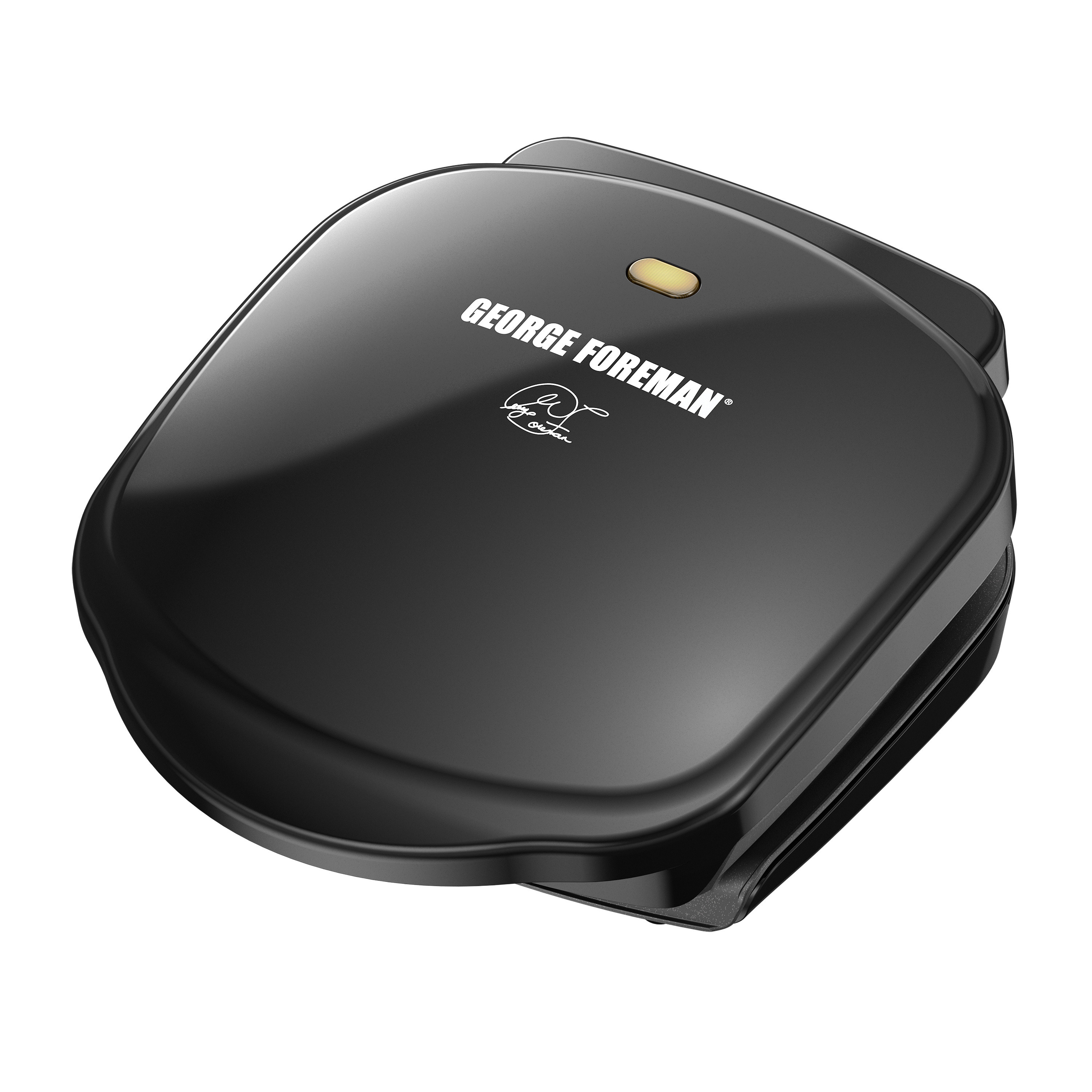 George Foreman 2-Serving Classic Plate Electric Indoor Grill and Panini Press, Black, GR10B - image 1 of 13