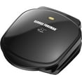 thumbnail image 1 of George Foreman 2-Serving Classic Plate Electric Indoor Grill and Panini Press, Black, 1 of 7