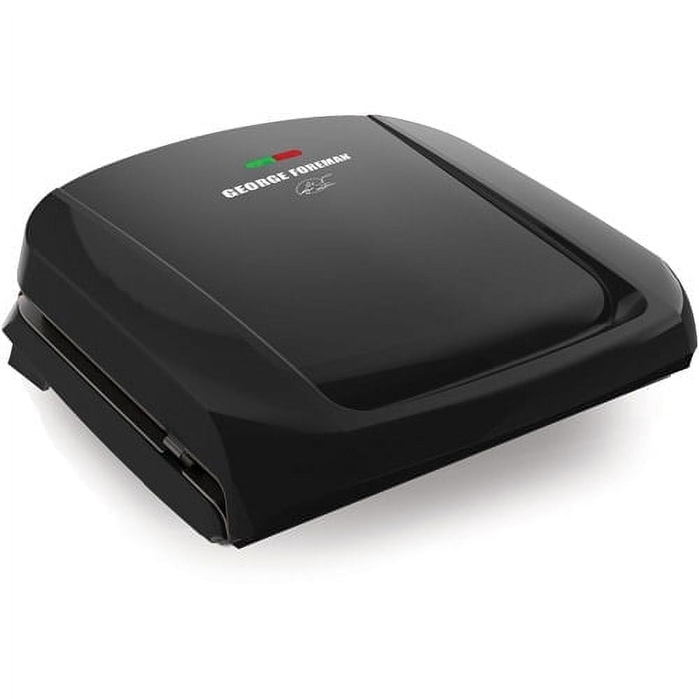 George Foreman 4-Serving Removable Plate Grill and Panini Press, Black, GRP1060B - Walmart.com