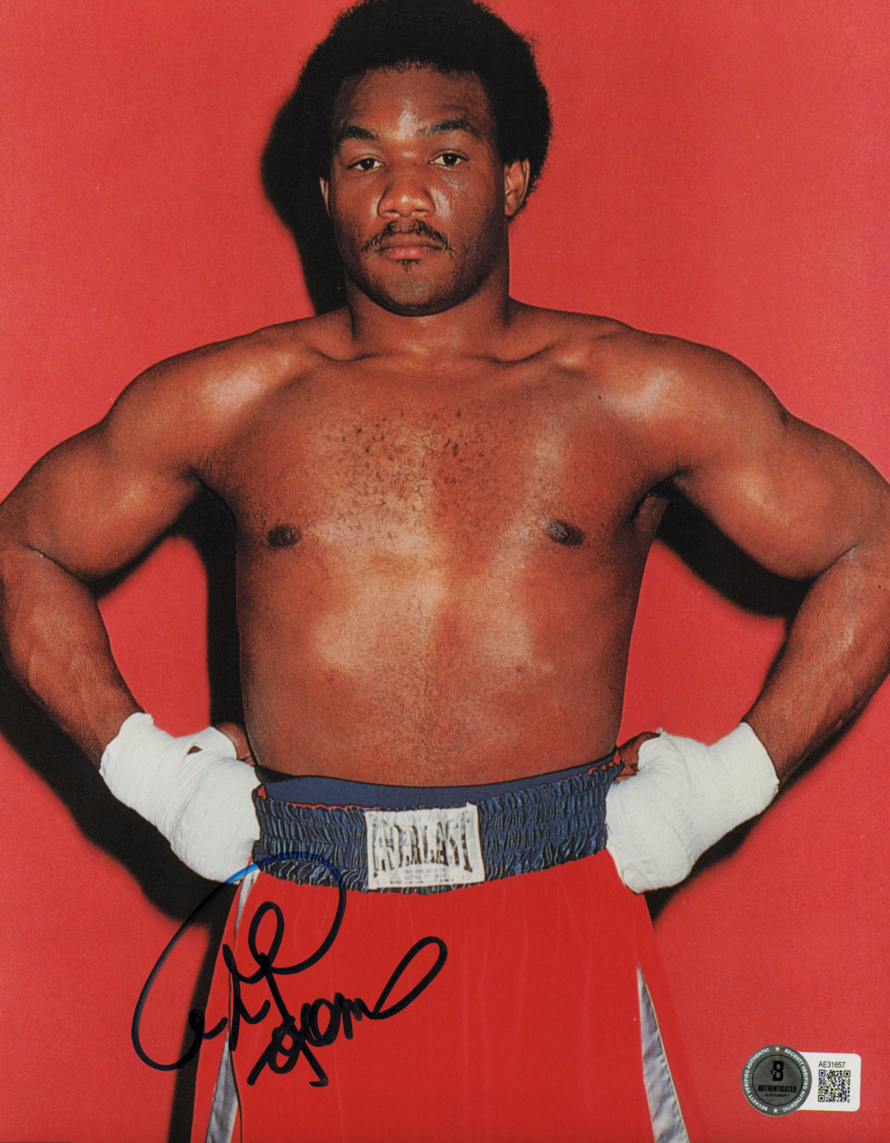 George Foreman Autographed 8x10 Photo Beckett BAS QR #AE31657 - Walmart.com