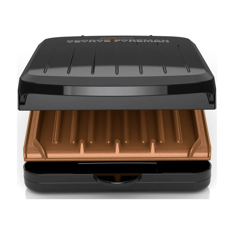 George Foreman 1600-Watt Silver Electric Grill in the Electric Grills  department at