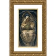 thumbnail image 1 of George Frederic Watts 11x18 Gold Ornate Wood Frame and Double Matted Museum Art Print Titled - The All-Pervading (1887), 1 of 4