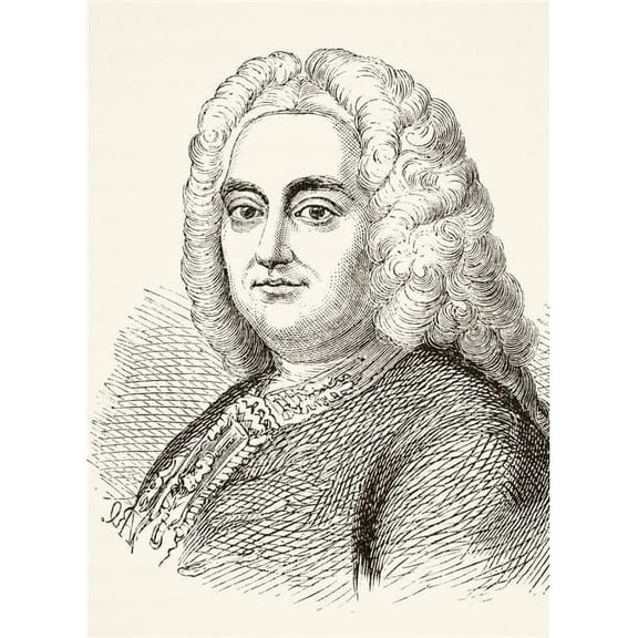 George Frideric Handel 1685 To 1759 German Born English Composer of The Late Baroque Era From The National & Domestic Poster Print - Large - 24 x 34