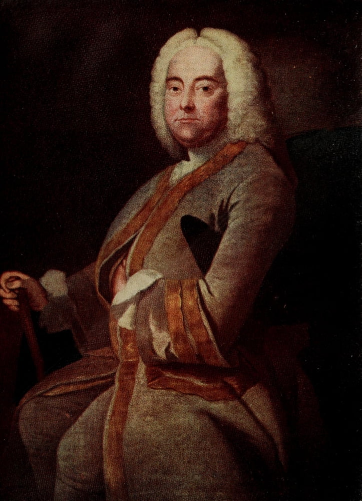 George Frideric Handel 1923 Handel 1 Canvas Art - Thomas Hudson (24 x 36)