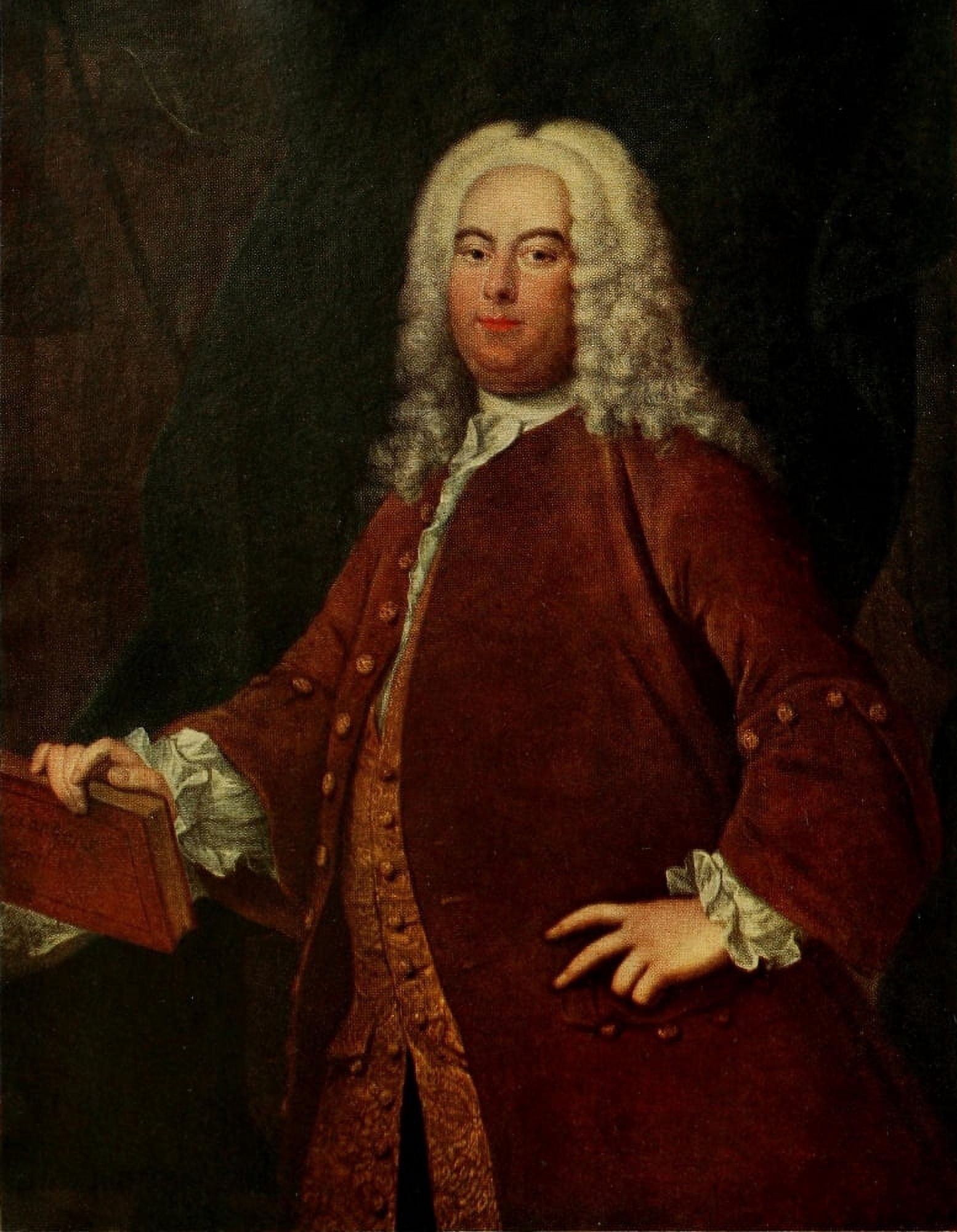 George Frideric Handel 1923 Handel 2 Canvas Art - Thomas Hudson (18 x 24)