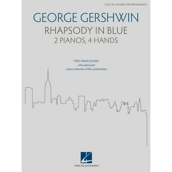 George Gershwin's Rhapsody in Blue - Arranged for 2 Pianos, 4 Hands (Paperback)