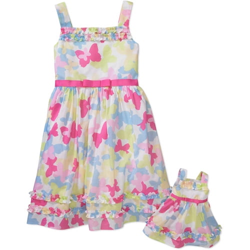 Girls Dress With Matching Doll