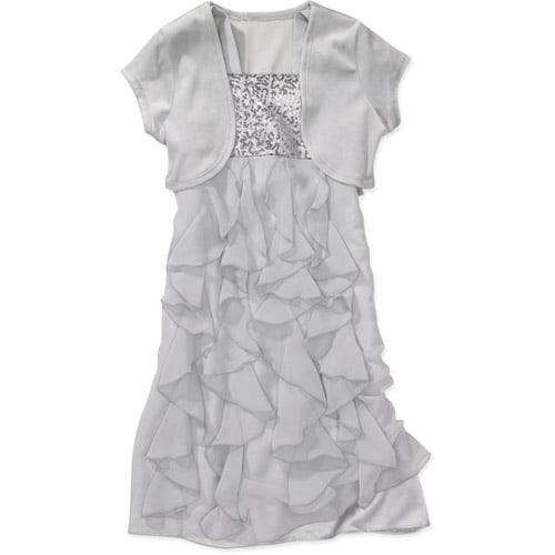 Girls' Dress and Shrug