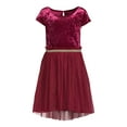 thumbnail image 1 of George Girls Velour Tutu Dress, Sizes 4-16, 1 of 5