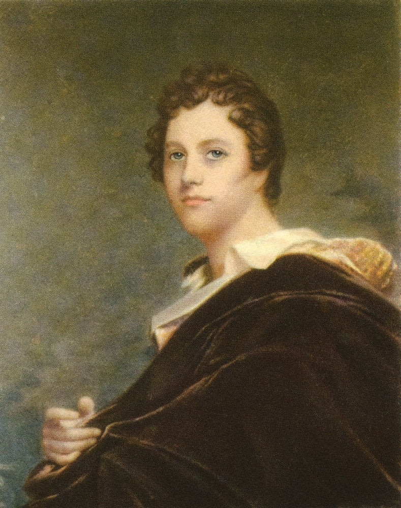 George Gordon Byron 6th Baron Byron later George Gordon Noel 6th Baron Byron 1788 Canvas Art - Ken Welsh Design Pics (24 x 30)