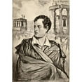 thumbnail image 1 of George Gordon Lord Byron 1788-1824 English Romantic Poet From An Illustration by A.S. Hartrick Print, Large - 24 x 36, 1 of 1