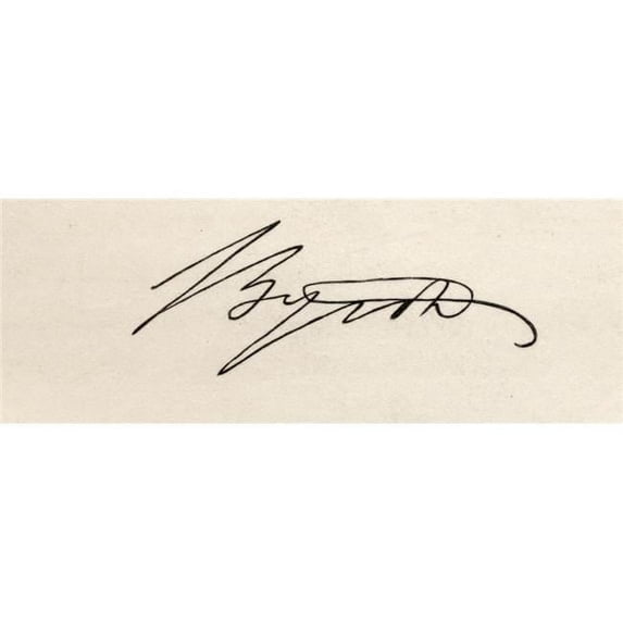 George Gordon Lord Byron 1788-1824 Signature. English Romantic Poet ...