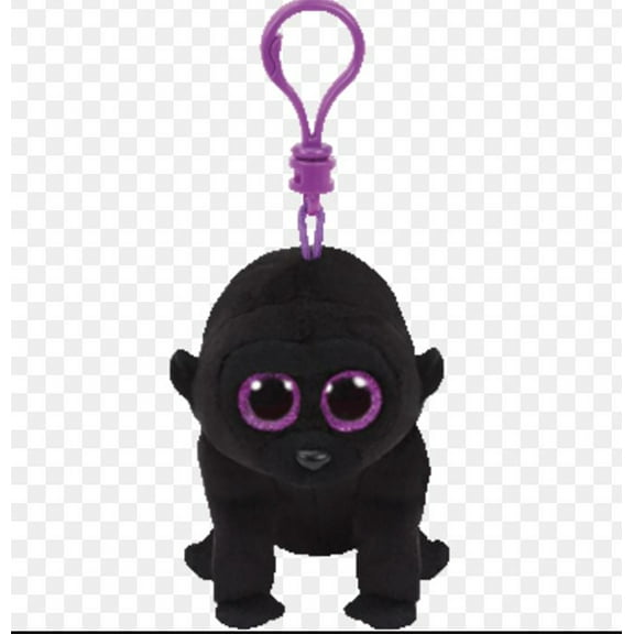 George Gorilla Beanie BooClip 5 inch - Stuffed Animal by Ty (35026)