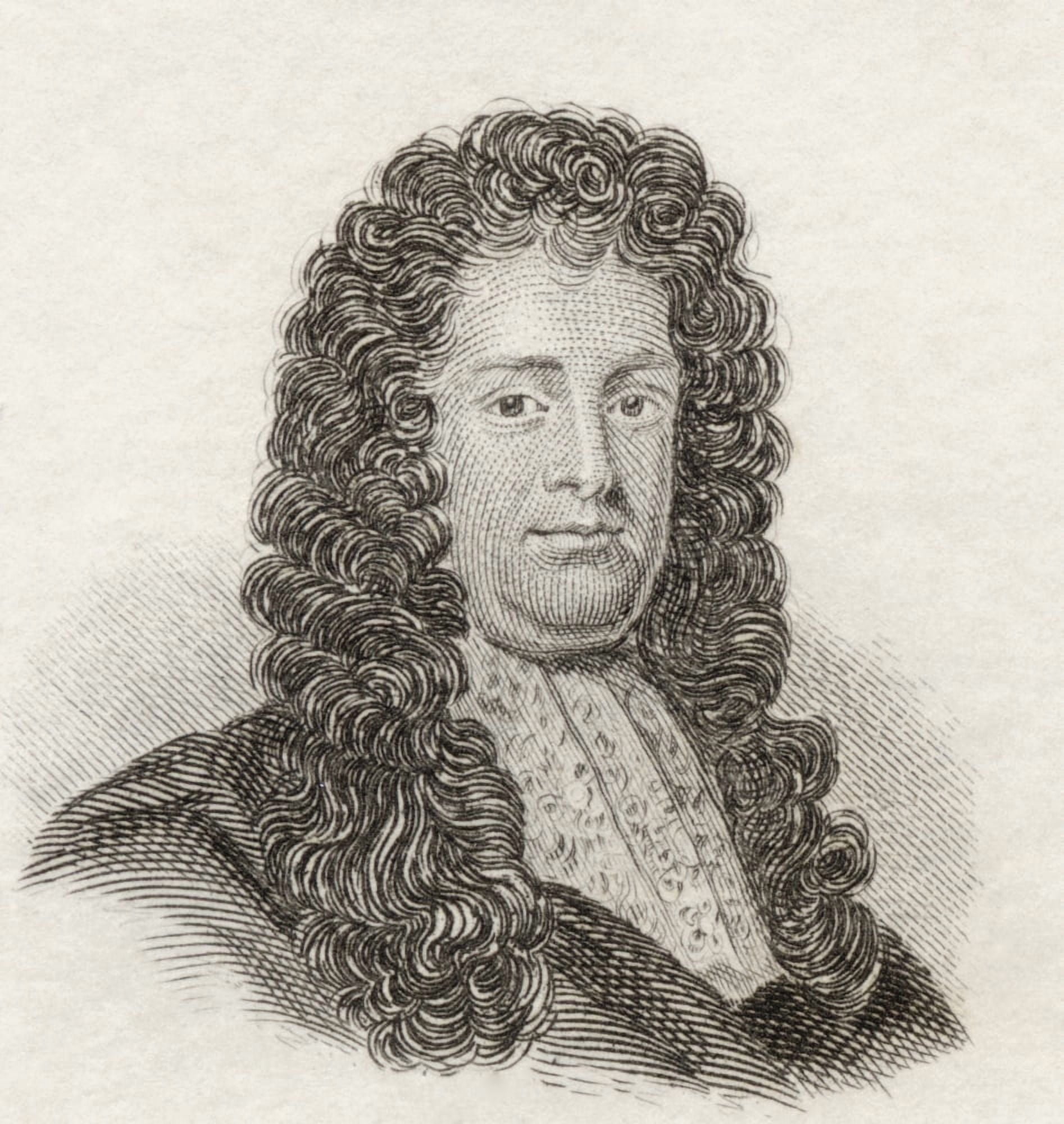 George Granville 1St Baron Lansdowne 1666 To 1735 English Poet Playwright And Politician From Crabbs Historical Dictionary Published 1825 Canvas Art - Ken Welsh Design Pics (14 x 15)