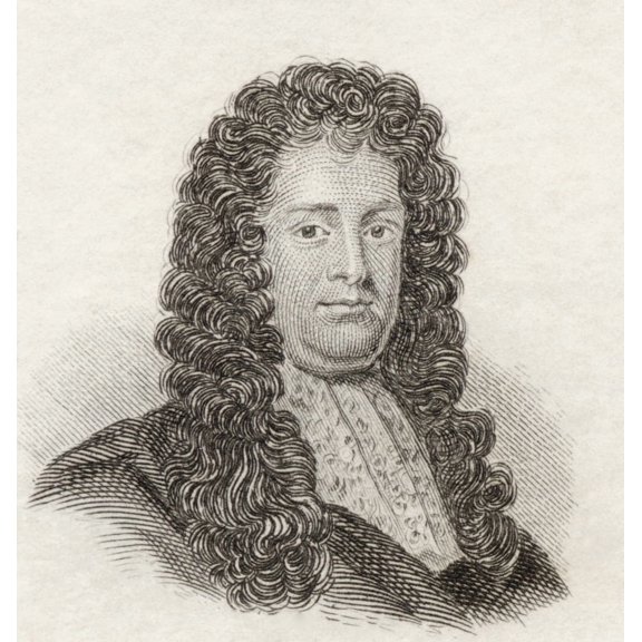 George Granville 1St Baron Lansdowne 1666 To 1735 English Poet Playwright And Politician From Crabbs Historical Dictionary Published 1825 Canvas Art - Ken Welsh Design Pics (28 x 30)