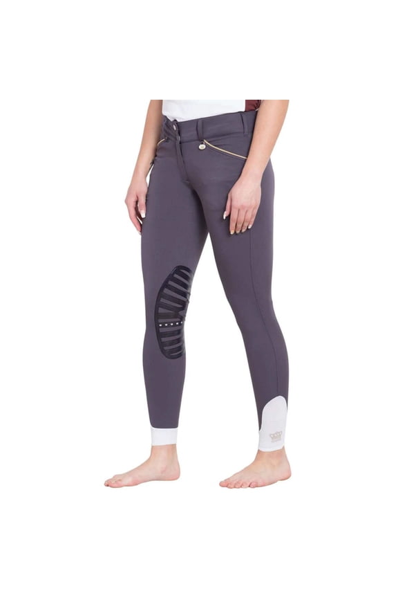 George H Morris Ladies Add Back Silicone Knee Patch Breeches