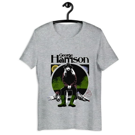 George -Harrison Shirt Unisex Funny Black Cotton Tee