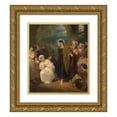 thumbnail image 1 of George Henry Harlow 12x14 Gold Ornate Wood Frame and Double Matted Museum Art Print Titled - The Virtue of Faith (1817), 1 of 4