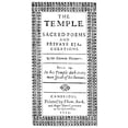 thumbnail image 1 of George Herbert. Nenglish Poet. Title Page Of The First Edition Of George Herbert'S 'The Temple ' Cambridge, 1 of 3