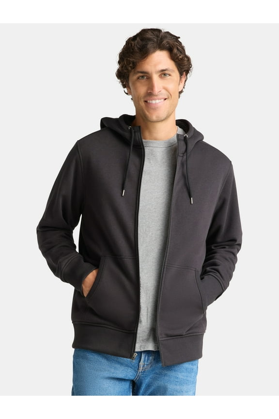 Men’s High Pile Fleece Hoodie, Size S-3XL