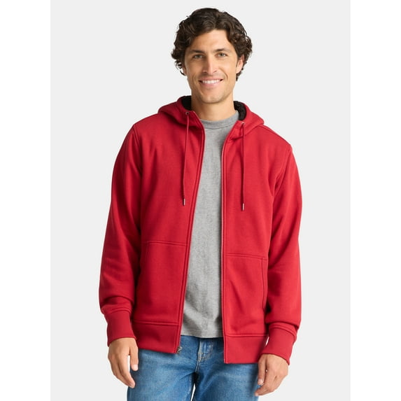 George Men’s High Pile Fleece Hoodie, Size S-3XL