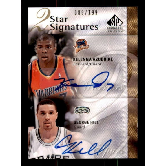 George Hill/ Azubuike 2009-10 SP Signature Edition 2 Star Signatures #2SAH /199