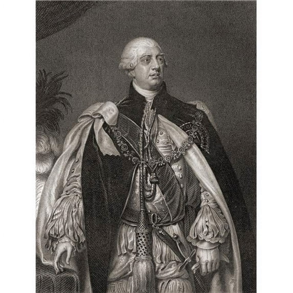 George III 1738-1820 George William Frederick. King of Great Britain Poster Print - Large - 26 x 34